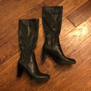 Black Leather Boots